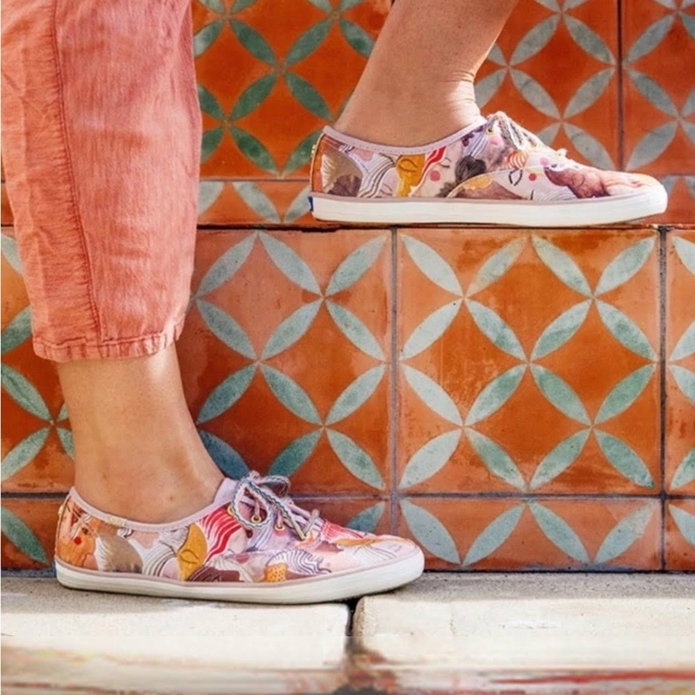 Rare NWT Keds X Jungalow Champions in Chorus Sneakers (Size 10)
